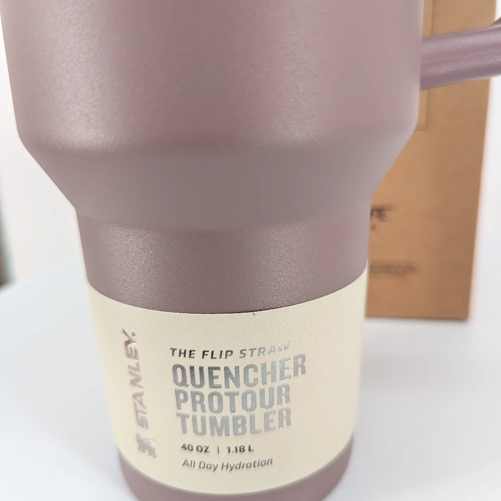 New STANLEY Quencher H2.0 Protour Tumbler cup 40 OZ Cashmere 🍂🍁 Fall 2025 - Picture 5 of 9